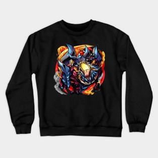 Burning Tail Blade Crewneck Sweatshirt